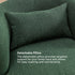 Ashlie Bouclé Swivel Barrel Chair - Comfy Swivel Chair | Accent Swivel Chairs | Kinwell Furniture | Mid Century Swivel Chairs